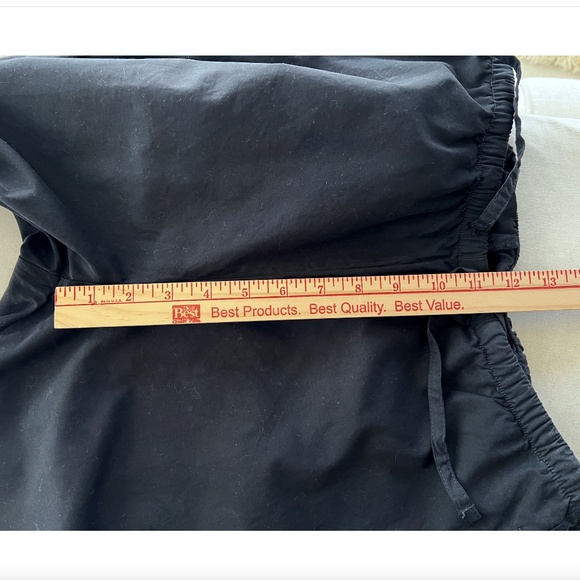 SKU SAVE KHAKI UNITED Haven Cotton Poplin Drawstring Pants in Black - S - Picture 10 of 11